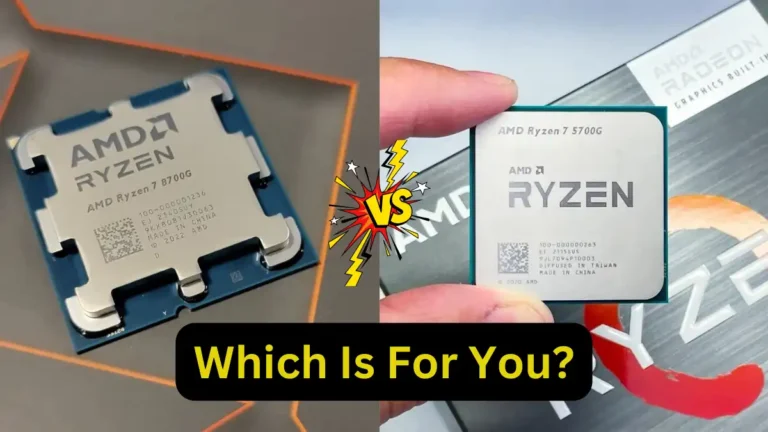 AMD Ryzen 7 8700G vs AMD Ryzen 7 5700G